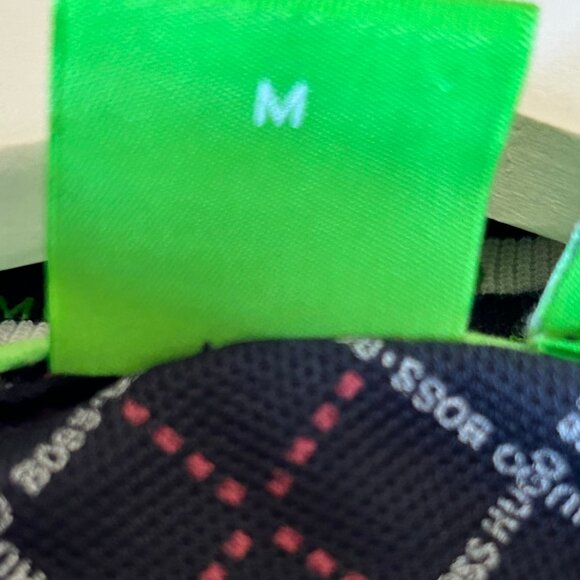 BOSS Hugo Boss Navy Blue Men's Quarter-Zip Stand Collar Polo | Size M - Picture 4 of 5